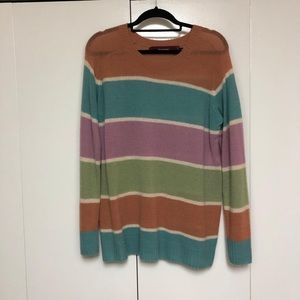 Striped Cashmere Sies Marjan Sweater Size Large